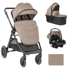 Carrito de bebé 3en1 con capazo Ava Beige