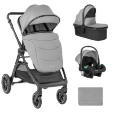 Carrito de bebé 3en1 con capazo Ava Gris