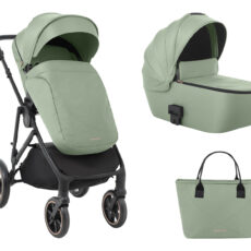 Carrito de bebé 2en1 con capazo Thea Verde Militar 2024