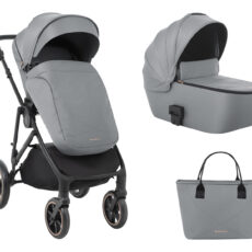 Carrito de bebé 2en1 con capazo Thea Gris 2024