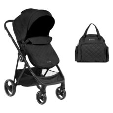 Carrito de bebé 2en1 asiento transf. Gianni Negro 2023
