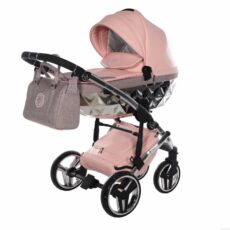 Cochecito para bebé JUNAMA Hand Craft Glitter 01 Rosa