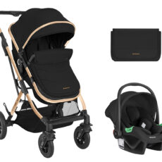 Carrito de bebé 3en1 asiento transf. Kaia Negro 2024