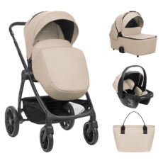 Carrito de bebé 3en1 con capazo Modena Beige