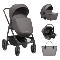 Carrito de bebé 3en1 con capazo Modena Gris Oscuro