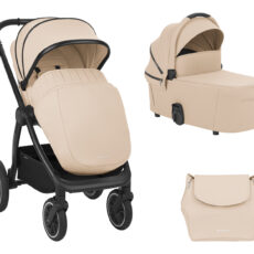 Carrito de bebé 2en1 con capazo Naya Beige