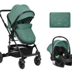 Carrito de bebé 3en1 asiento transf. Amaia Menta 2024