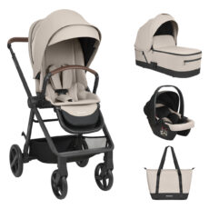 Carrito de bebé 3en1 con capazo Mia Beige