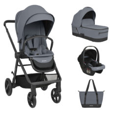 Carrito de bebé 3en1 con capazo Mia Gris