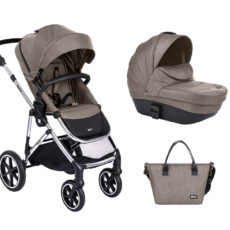 Carrito de bebé 2en1 con capazo rígido Thea Beige