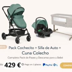 Pack Cochecito Amaia + Cuna Luna